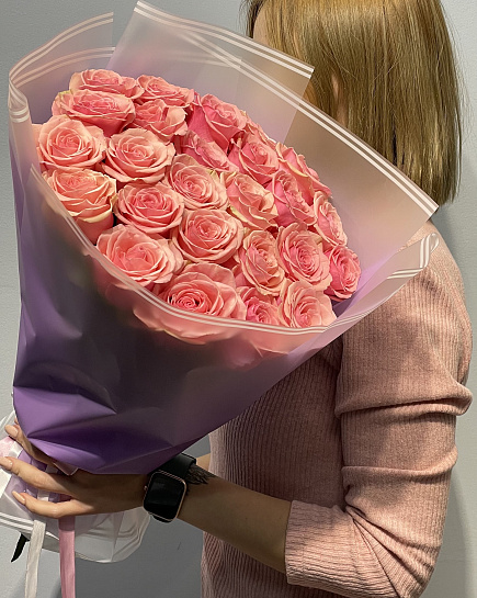 Bouquet of Geraldine is 25 flowers delivered to Astana