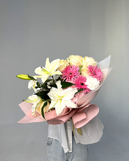 Bouquet of Eva flowers delivered to Astana