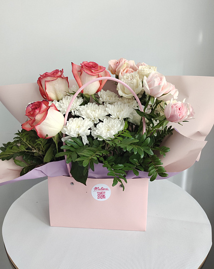 Assembled bouquet with delivery to Astana