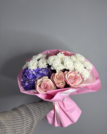 Assembled bouquet with delivery to Astana