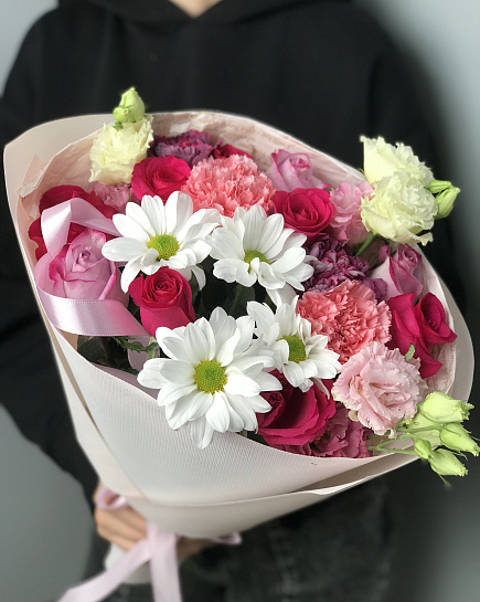 Bouquet of cute bouquet flowers delivered to Karaganda