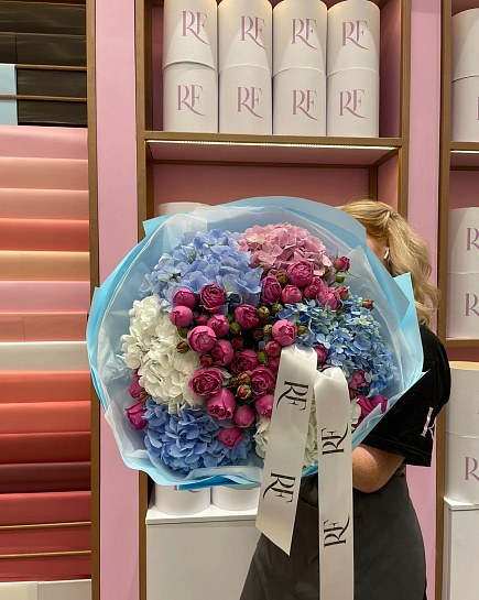 Bouquet of ''Lush Luxury'' flowers delivered to Almaty
