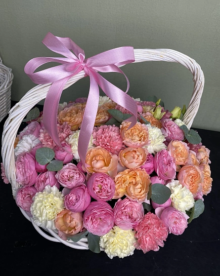 Корзина цветов  с доставкой по Уральске