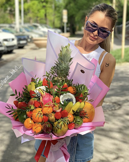 Tropical bouquet with delivery to Astana