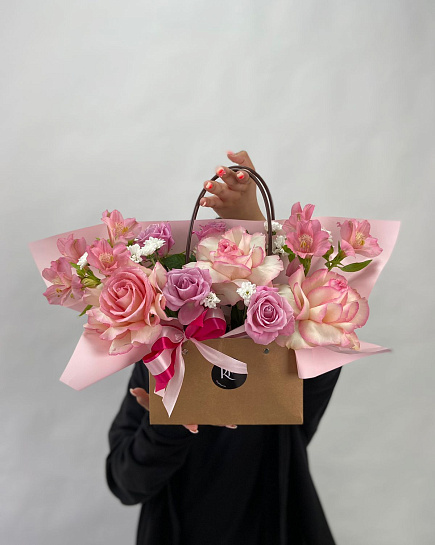 Bouquet of Handbag flowers delivered to Almaty
