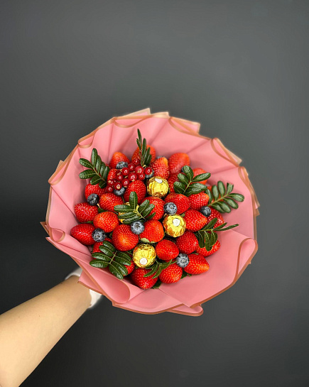 Bouquet of Berry mix flowers delivered to Astana