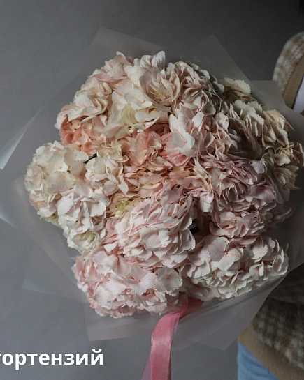 Bouquet of Bouquet of Colombian hydrangeas (11) flowers delivered to Shymkent