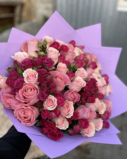 Mix bouquet with delivery to Kostanay.