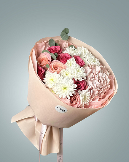 Bouquet of Eternal romance flowers delivered to Almaty