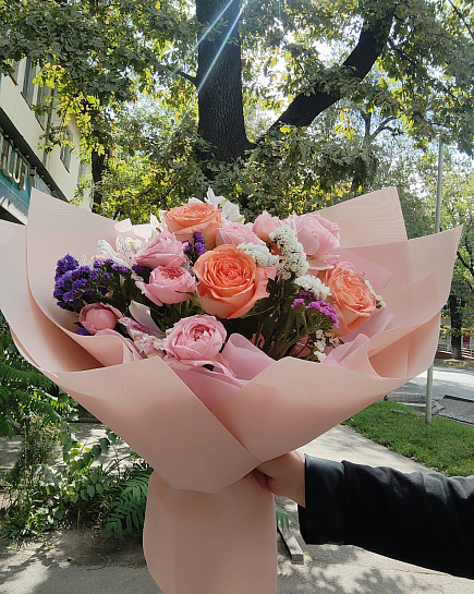 Bouquet of Great start! flowers delivered to Almaty