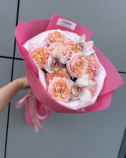 Assembled bouquet with delivery to Astana