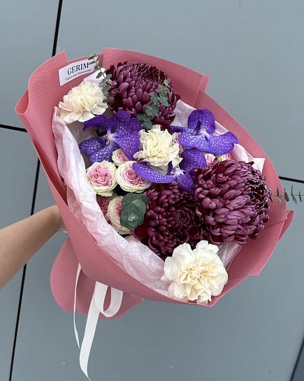 Assembled bouquet with delivery to Astana