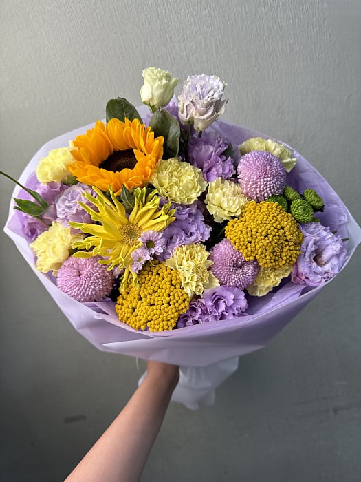 Солнечное настроение с подсолнухами
