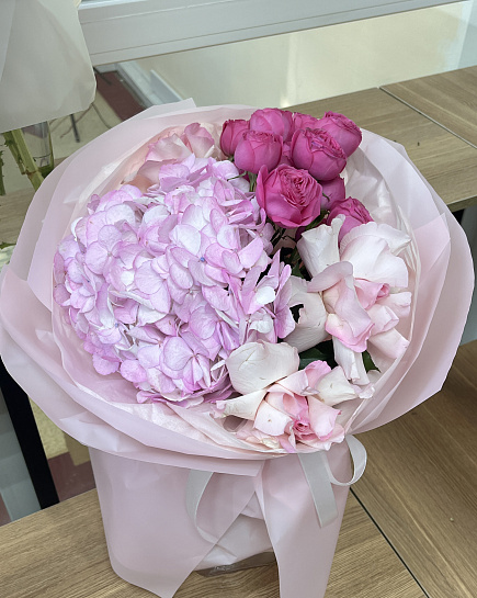 Assembled bouquet with delivery to Astana