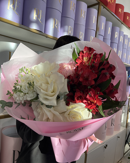 Assembled bouquet with delivery to Astana