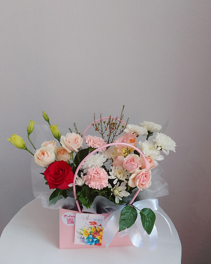 Assembled bouquet with delivery to Astana