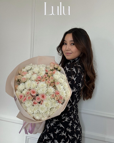 Mono bouquet with delivery to Astana