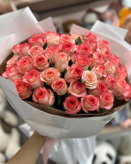 Bouquet of 41 roses Jumilia with delivery to Almaty