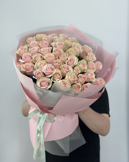 Bouquet of 45 chapters flowers delivered to Astana