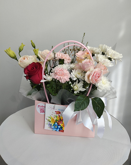 Assembled bouquet with delivery to Astana