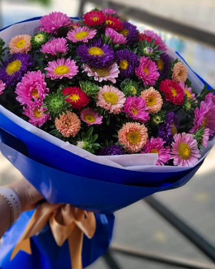 Bouquet of Asters with delivery to Almaty