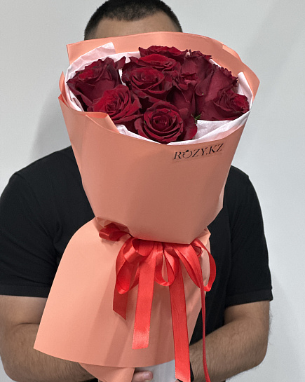 Assembled bouquet with delivery to Astana