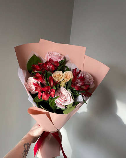 Mix bouquet with delivery to Pavlodar