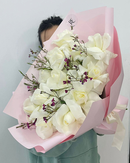 Bouquet of graceful bouquet flowers delivered to Astana