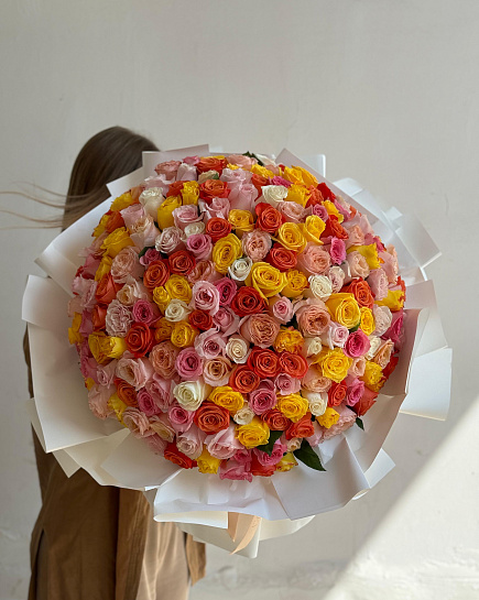 Bouquet of Bouquet of 201 roses flowers delivered to Astana