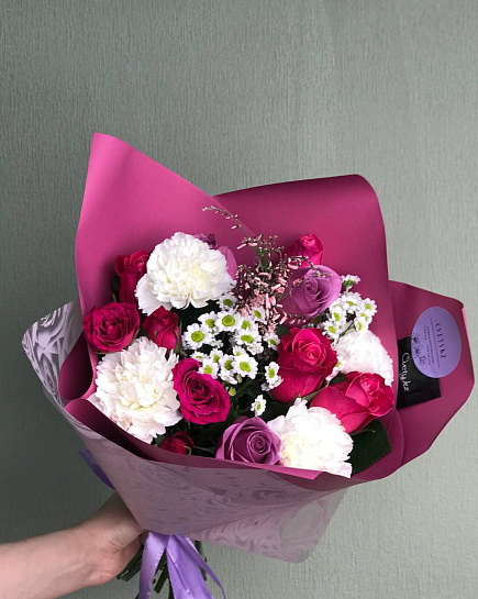 Bouquet of Brightness of summer flowers delivered to Kostanay.