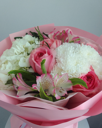 Assembled bouquet with delivery to Astana