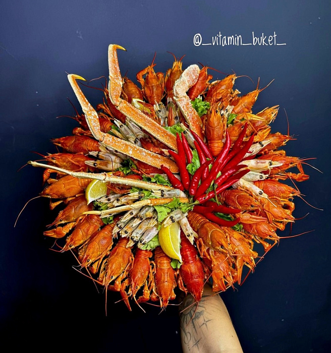 Bouquet of seafood