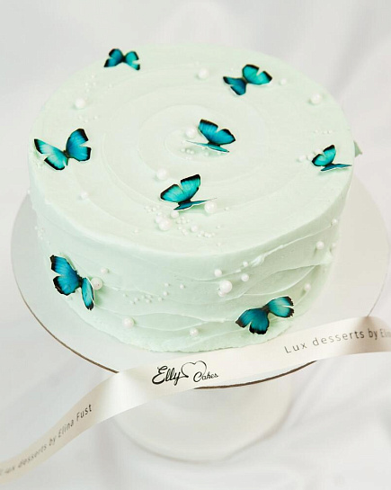 Бисквитный торт "Бабочки" с доставкой по Алматы