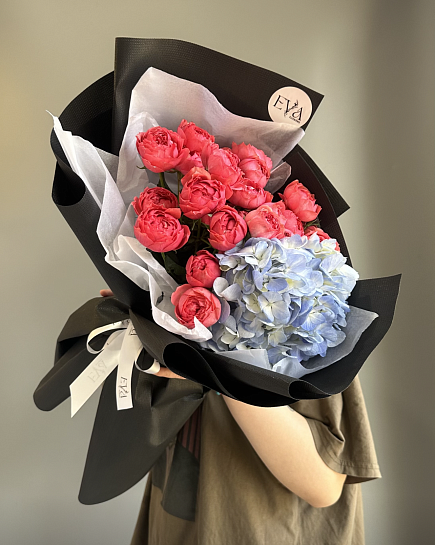 Bouquet of Magic perfection flowers delivered to Almaty