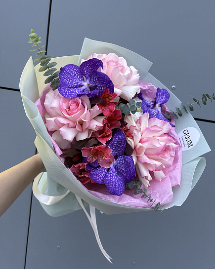 Assembled bouquet with delivery to Astana