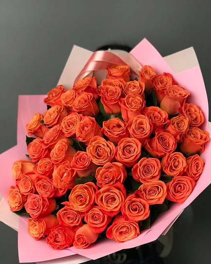 Bouquet of 51 Roses (color to the florist's taste) flowers delivered to Astana