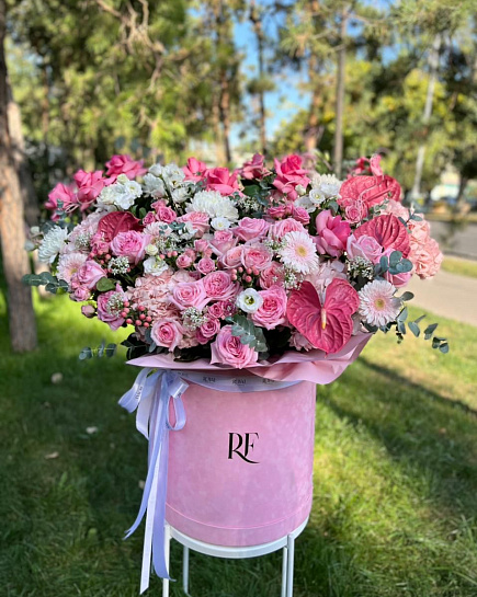 Bouquet of Luxurious Composition in size XXL flowers delivered to Almaty