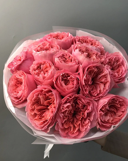 Пионовидные розы «Candy x-spresion» 15шт в букете  с доставкой по Астане