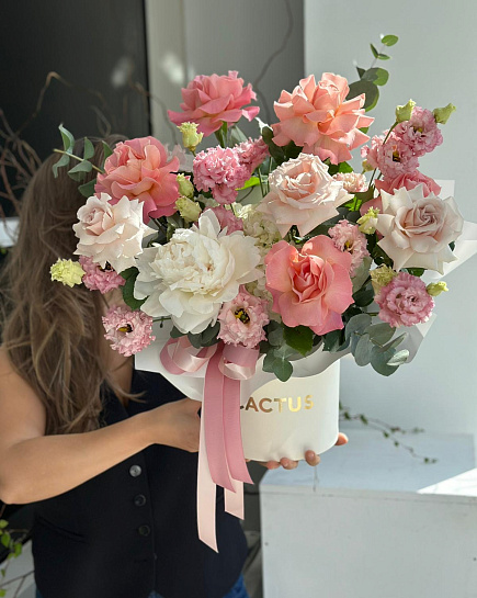 Bouquet of Designer flower box flowers delivered to Astana