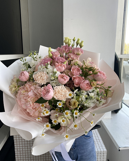 Assembled bouquet with delivery to Astana