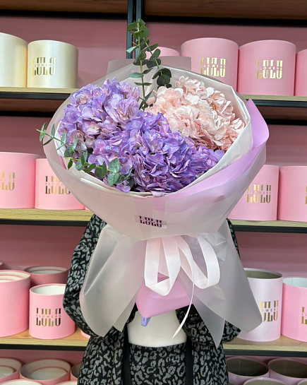 Mono bouquet of hydrangea with delivery to Astana