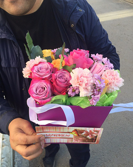 Bouquet of Paints of the passing summer flowers delivered to Rudniy