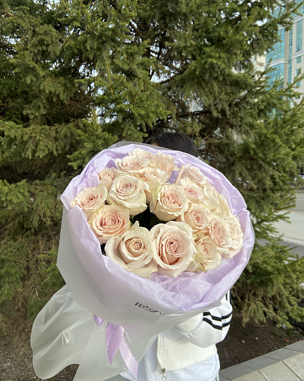 Букет из 21 розы с доставкой по Астане