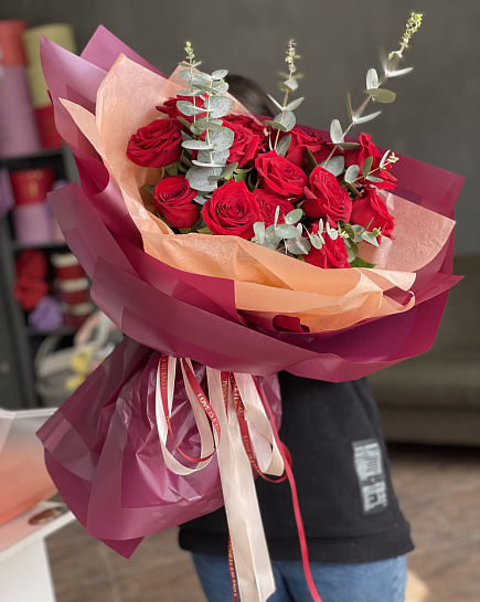 Bouquet of Roses flowers delivered to Karaganda