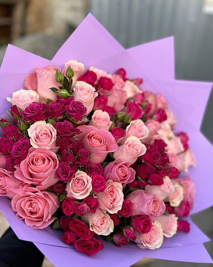 Mix bouquet with delivery to Kostanay.