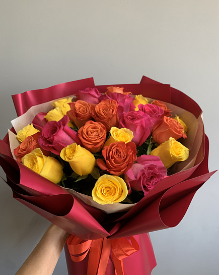 Assembled bouquet with delivery to Astana