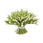 Bouquet 201 white tulips