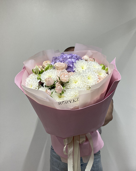 Assembled bouquet with delivery to Astana