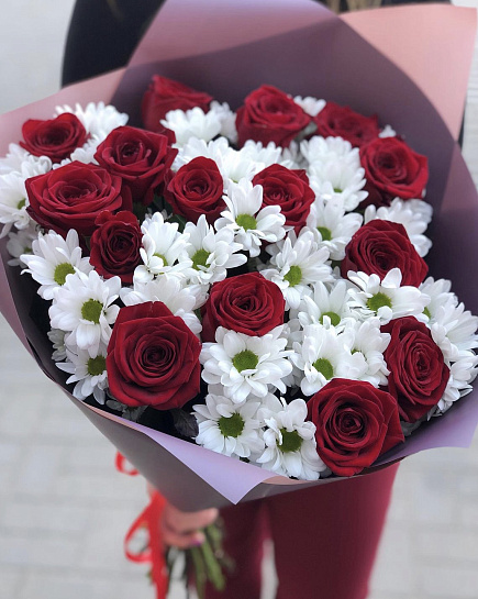 Bouquet of Brightness flowers delivered to Kostanay.