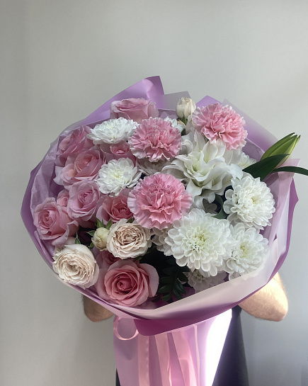 Assembled bouquet with delivery to Astana